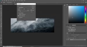 Screenshot of photoshop optimization